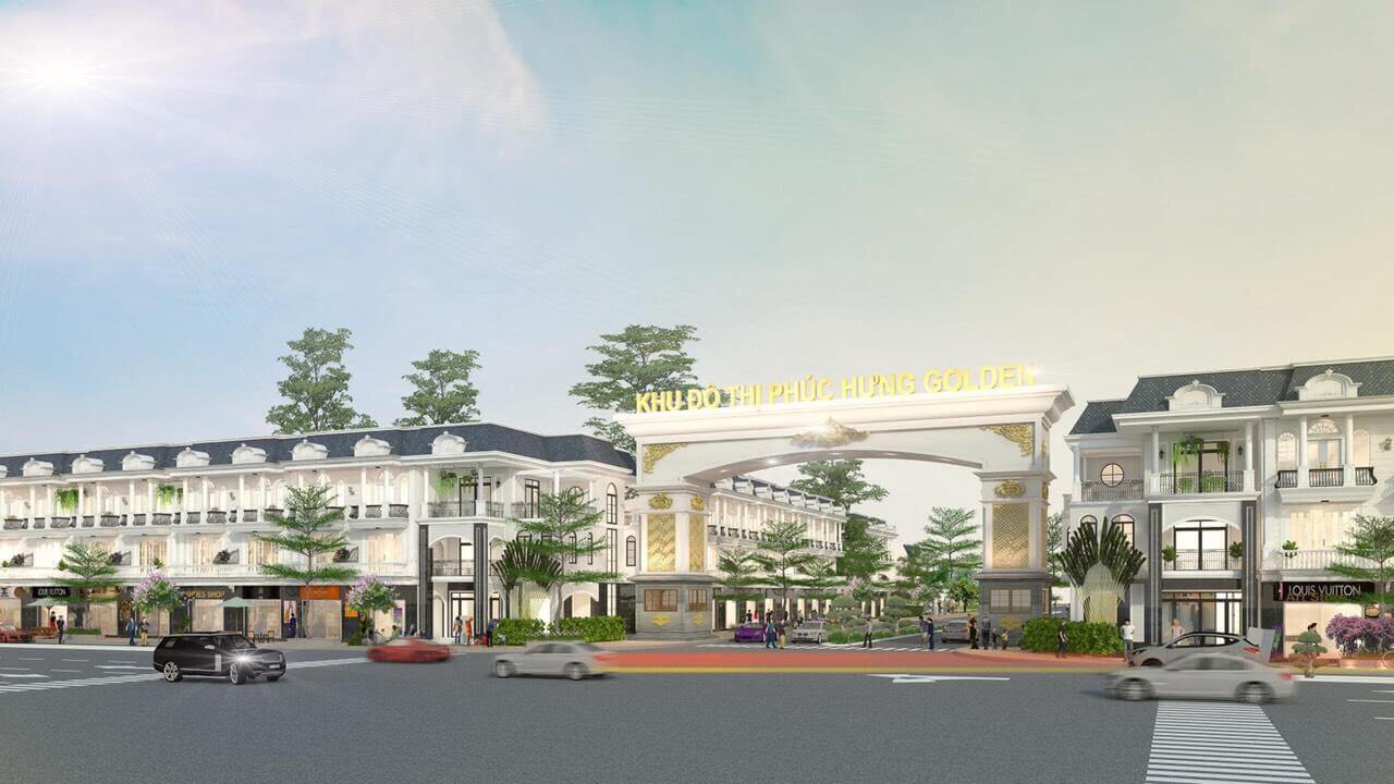 Phối cảnh dự án đất nền Phúc Hưng Golden Chơn Thành Bình Phước