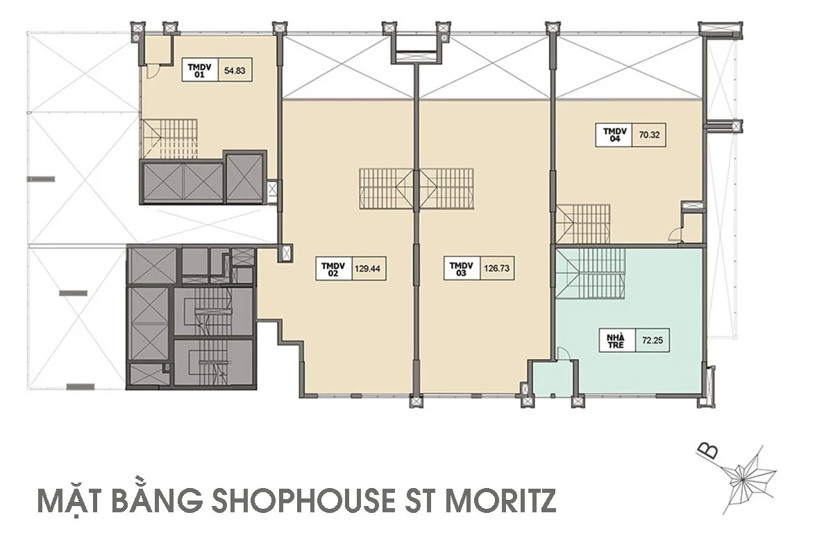 Mặt bằng tầng 2