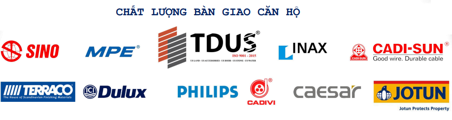 Danh sách vật liệu bàn giao cho dự án căn hộ Tecco Felice Homes
