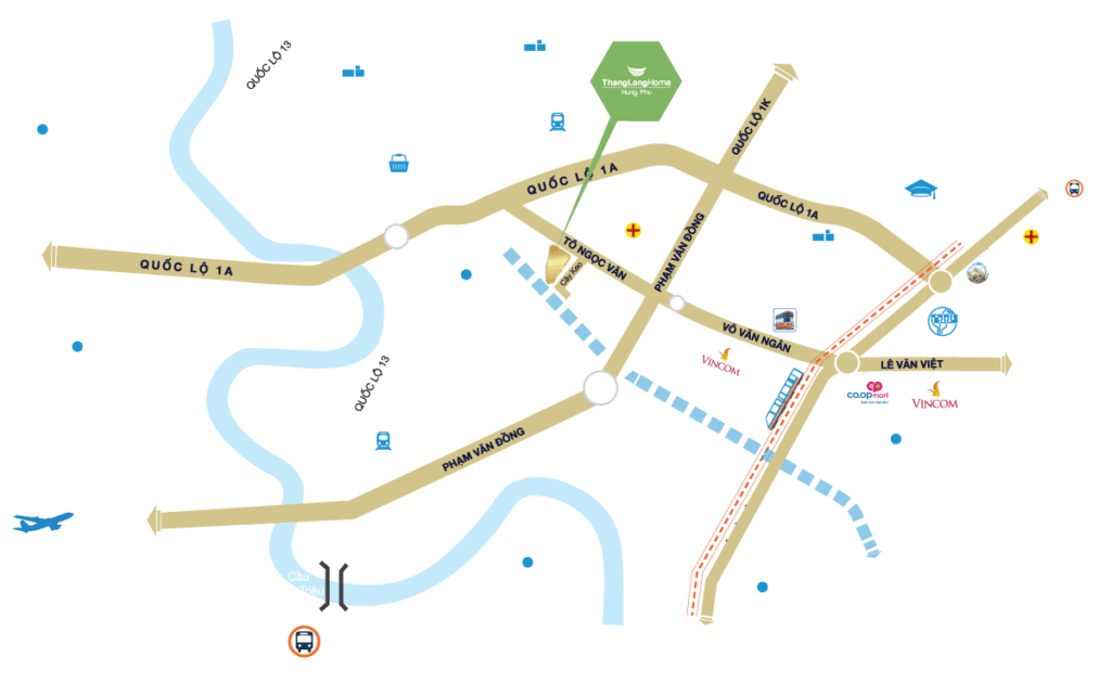 Vị trí dự án căn hộ Fiato Premier Thủ Đức